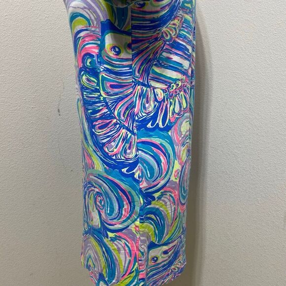 Lilly Pulitzer Women's Tammy T-Shirt Dress in Multi Guilty Pleasure Swirl XS - Picture 6 of 11